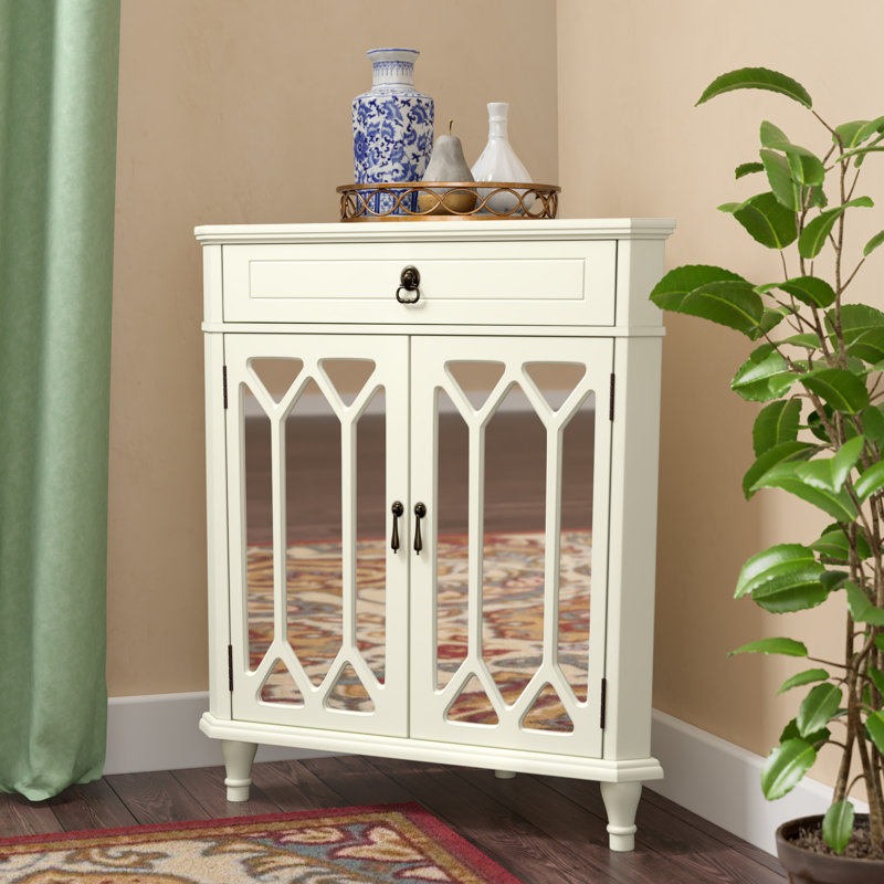 Hannah Wooden Corner Accent & Reviews Birch Lane